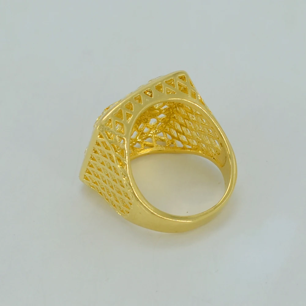 Anniyo цвета золота кольцо для женщин/девушек ювелирные изделия невесты эфиопской - Фото №1