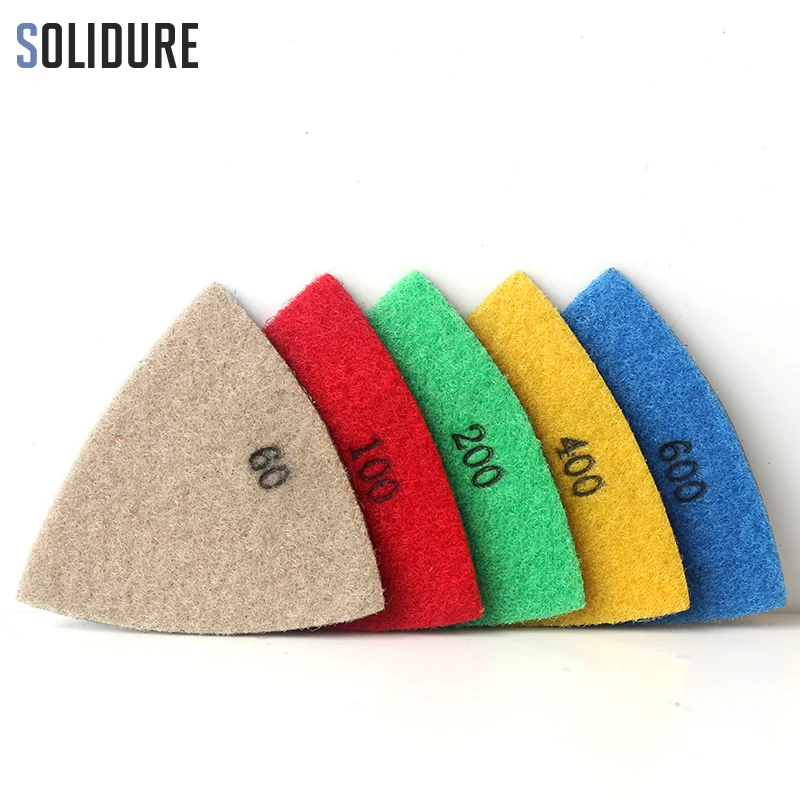 3" Triangular Diamond Polishing Pads Electroplated Sanding Pad For Multi Tool as Fein Multimaster Dremel Renovator | Инструменты