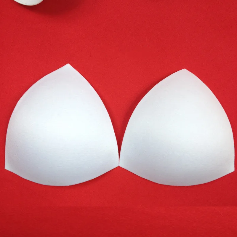 

20 pairs/Lot Women Intimates Accessories Thin Triangle Sponge Swimsuit Breast Push Up Bra Padding Chest Enhancers Foam Inserts