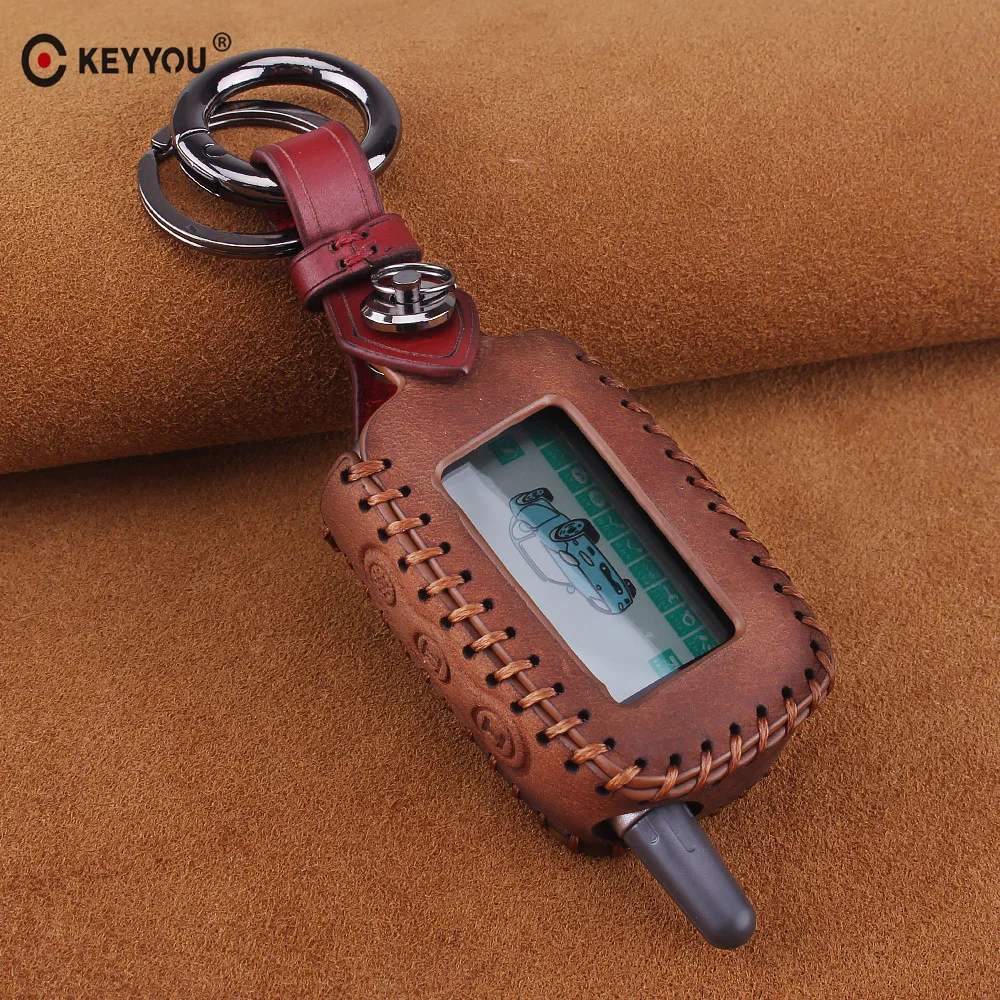 Брелок KEYYOU с дистанционным управлением кожаный чехол для двухсторонней