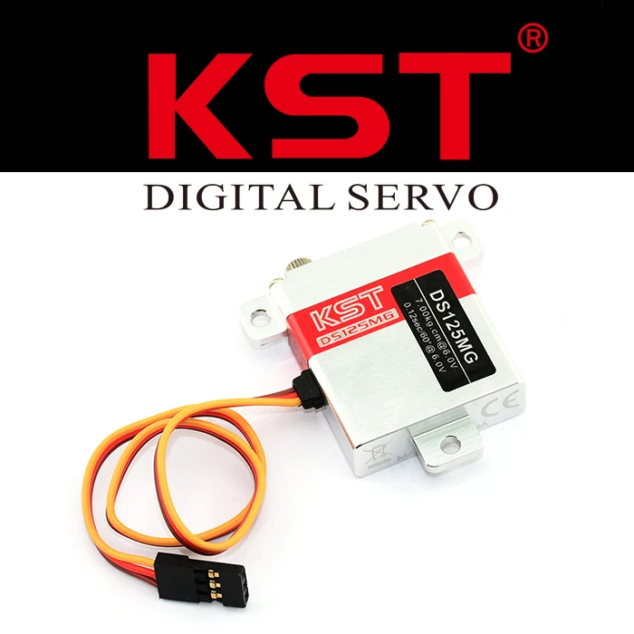 Оригинальный цифровой планер KST DS125MG с металлической шестерней 7 кг|servo servo|servo