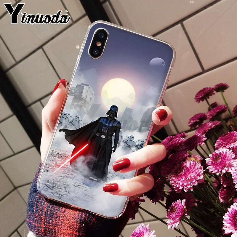 Yinuoda Дарт Вейдер Звездные войны ТПУ чехол для телефона iPhone 8 7 6 6S Plus 5 5S SE XR X XS MAX Coque