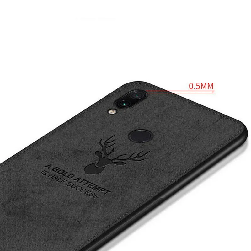 Текстура ткани+ Мягкий силиконовый бампер Олень чехол для телефона для Xiaomi mi 8 SE A1 A2 Lite 5X 6X для красный mi примечание 6 Pro 4 4X 5A 6A 5 плюс
