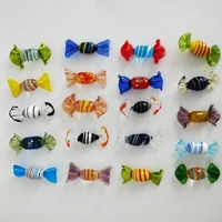 vintage murano glass sweets candy 12pcsset figurines crafts random colors christmas ornament kids gifts party decorations