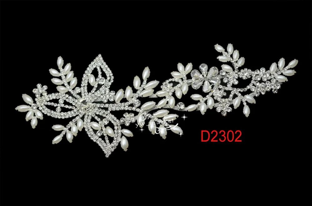 Свадебные пояса костюм жемчуг и горный хрусталь аппликация отделка пришить DIY