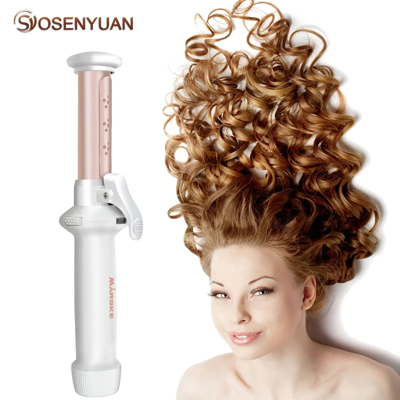 Перезаряжаемая Плойка для волос IronHair портативная щетка 2 в 1 USB провод