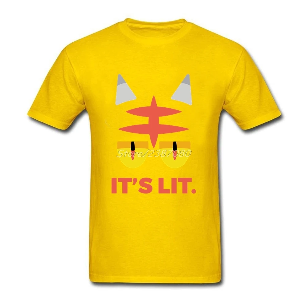 Футболка с покемоном и Пикачу О-образным вырезом хлопок короткий рукав это горит