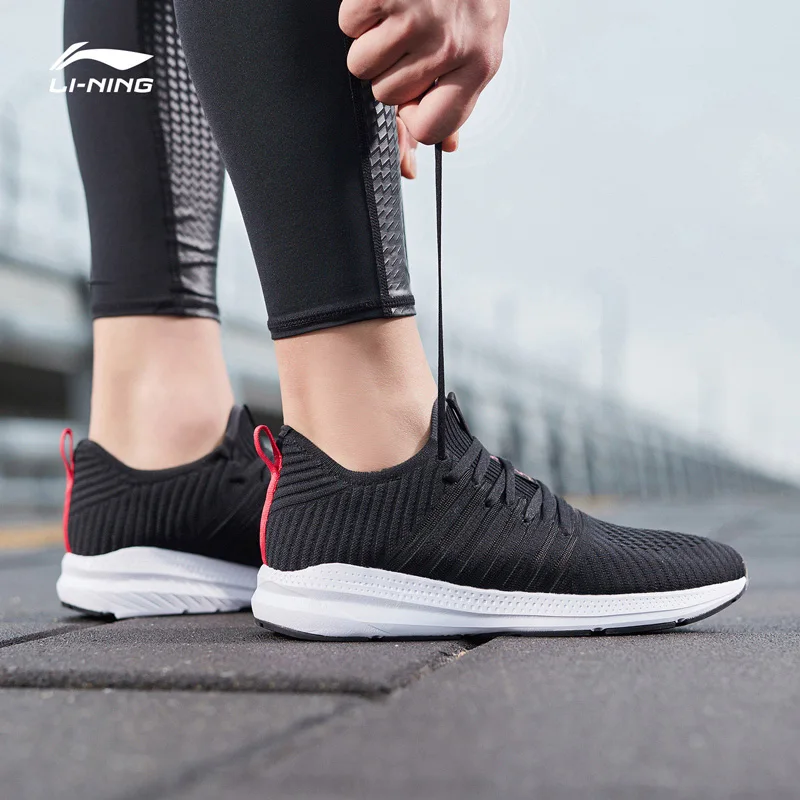 Li-Ning/мужские кроссовки для бега с подушечкой из реактора, дышащие, с монолитной подкладкой, светильник для фитнеса, спортивная обувь, кроссовки ARHP041 XYP917