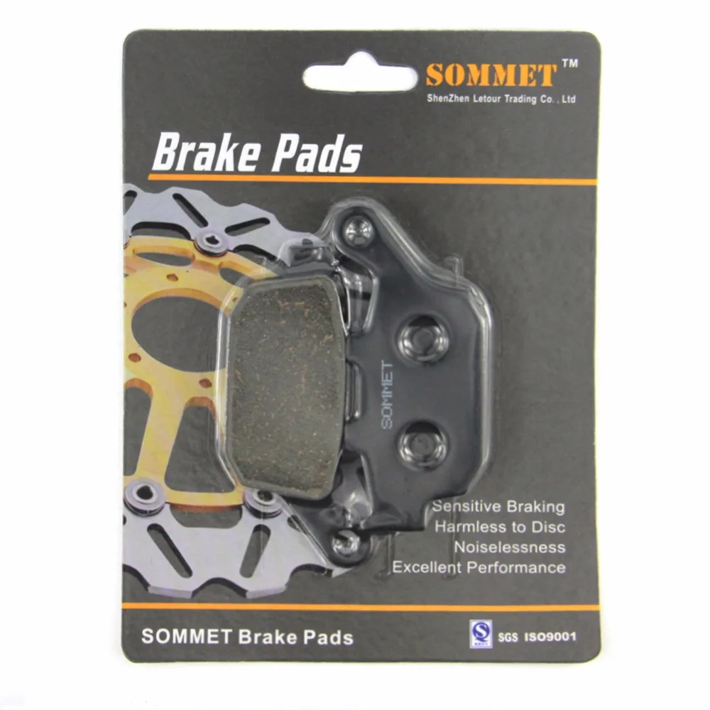 Задние тормозные колодки для мотоцикла дисковые диски 1 пара Kawasaki EN 650 Vulcan S (AFF/BFF)