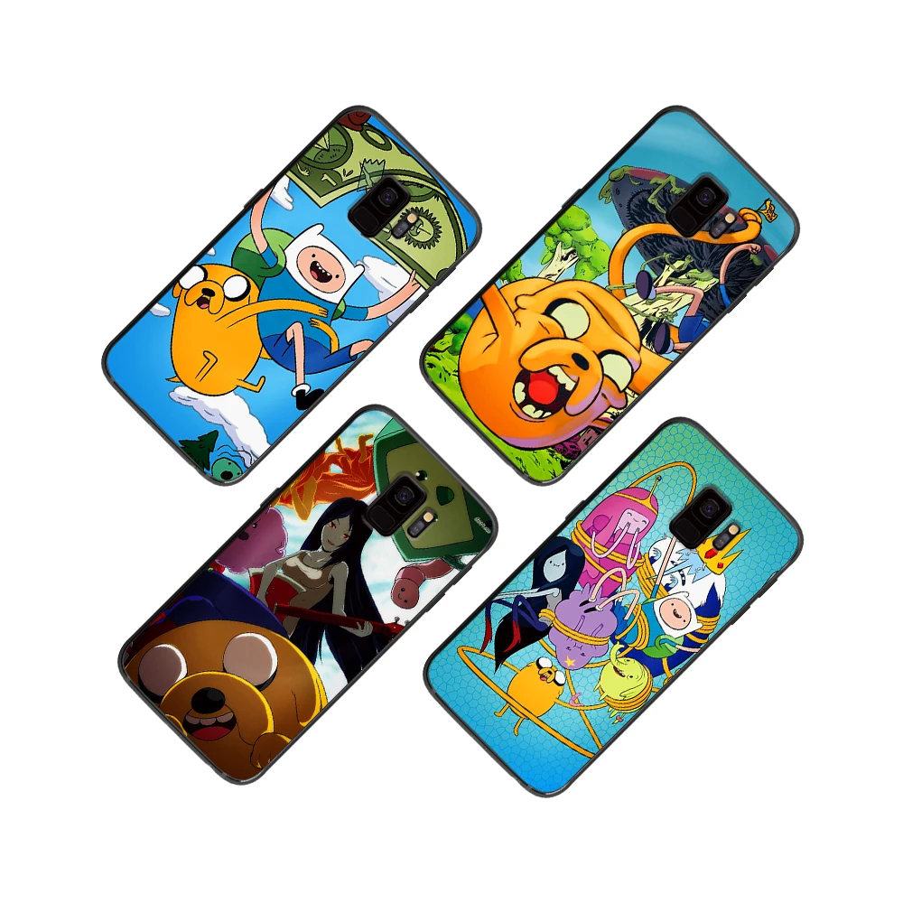 cartoon Adventure Time soft phone cover case for Samsung Galaxy S6 S7 S8 S9 S10e Plus Note 8 9 CASES | Мобильные телефоны и