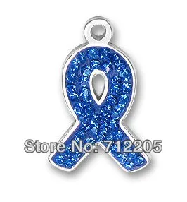 Подвески из голубой австрийской хрустальной ленты для браслета и ожерелья