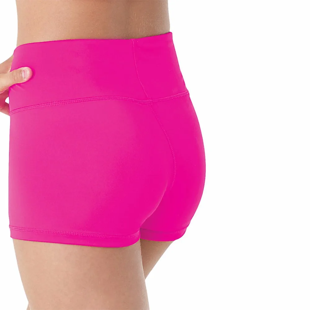 Женские танцевальные шорты с завышенной талией из нейлона и лайкры|women dance shorts|shorts