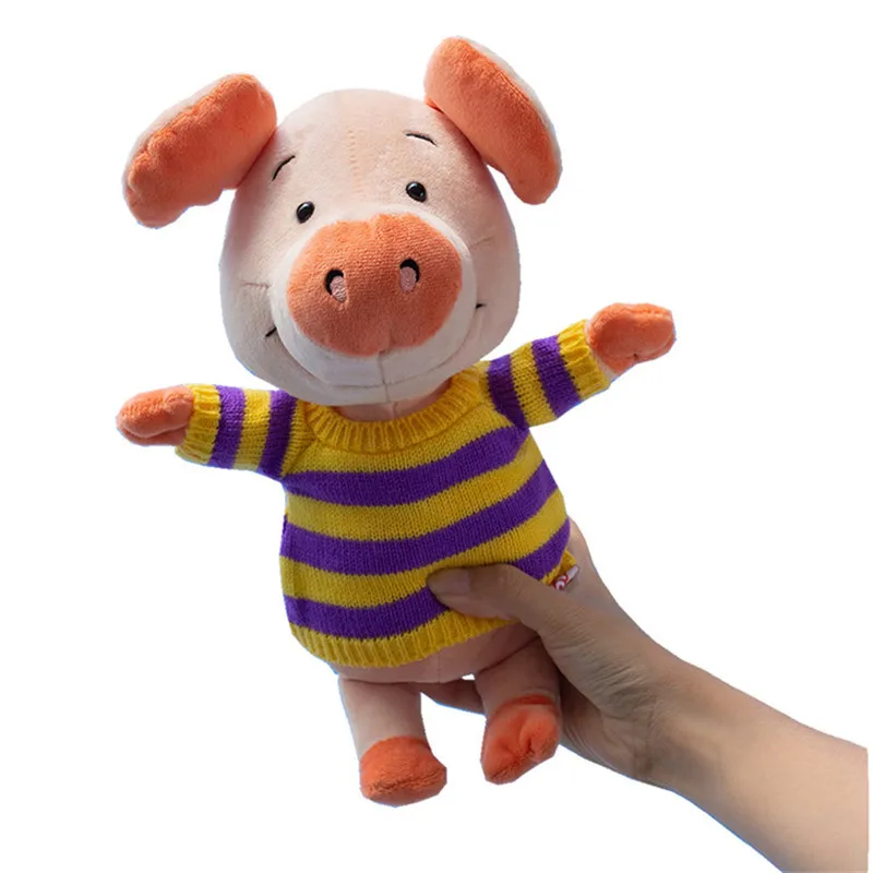 1 шт. 30 см немецкий NICI pig плюшевая игрушка WIBBLY 7 стильная одежда рубашка в полоску