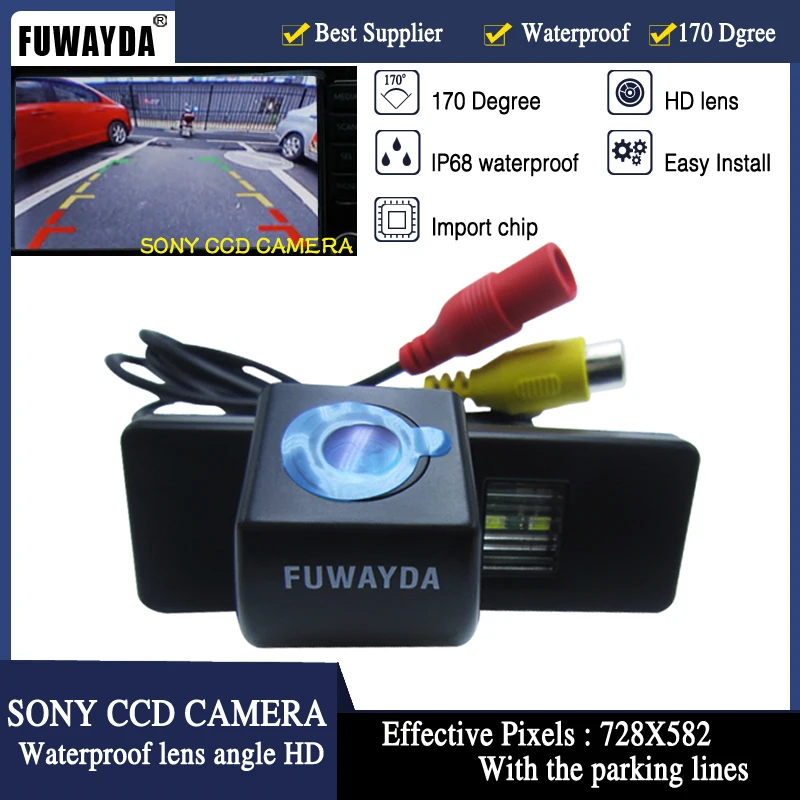 Автомобильное зеркало заднего вида FUWAYDA CCD с направляющей камерой для Citroen C4/C5/C