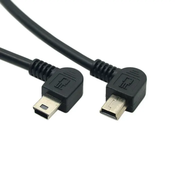 Удлинительный кабель Mini USB (штекер)/Mini (гнездо) 90 градусов 0 3 м 30 см | Компьютеры и