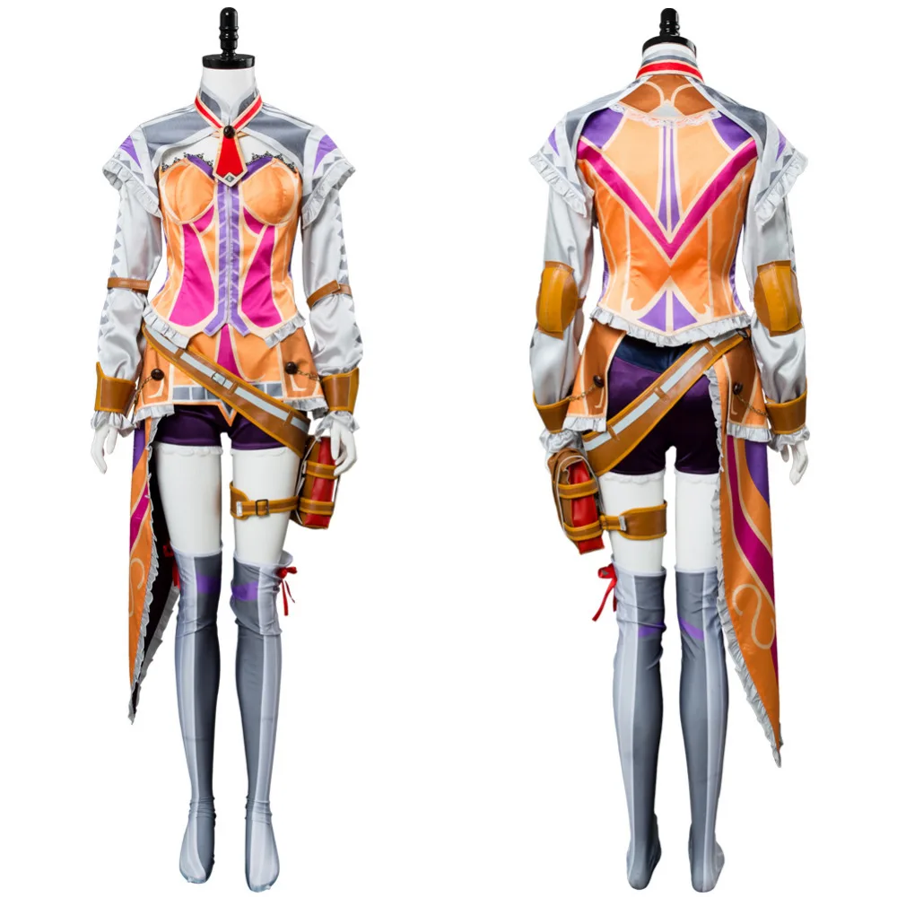Ys 8 Laxia Cosplay Costume Lacrimosa of Dana Outfit Men Women Halloween Carnival | Тематическая одежда и униформа