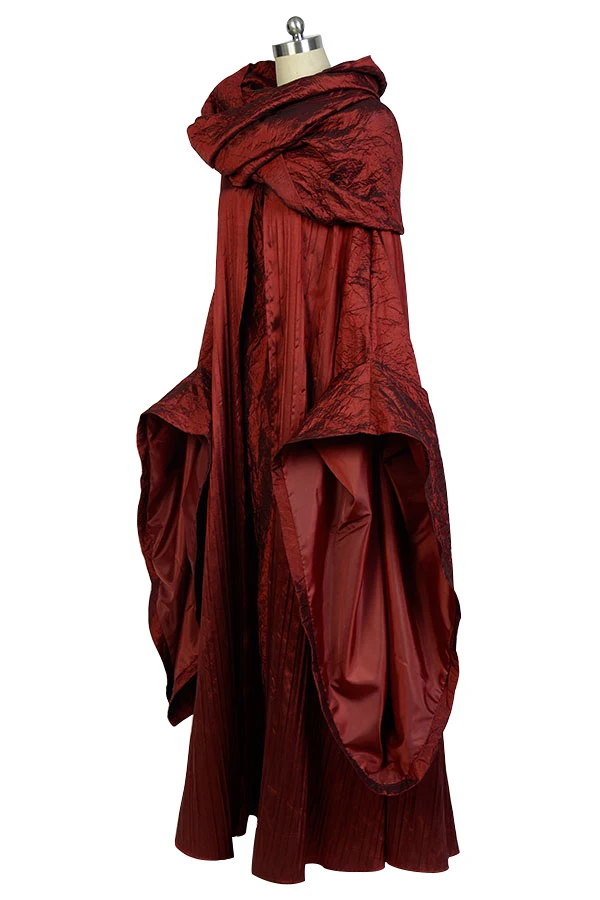 GoT Игра престолов Косплей красная женщина Melisandre костюм наряд Косплей Костюм Хэллоуин Карнавальный костюм полный комплект