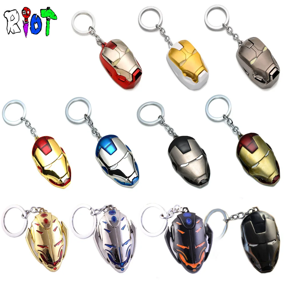 13 видов классического фильма Железный человек Маска брелок сплав кулон на