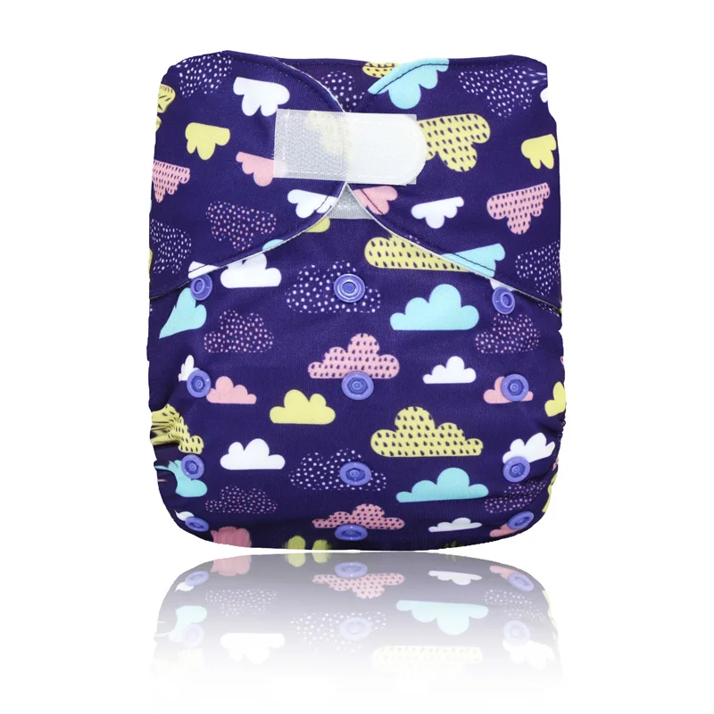 ef199 Miababy(5 шт./лот) большой XL карман ткань пеленки для ребенка 2 лет и старше, sday-сухой внутренний, регулируемый размер, подходит для талии 36-58 см - Цвет: ef199