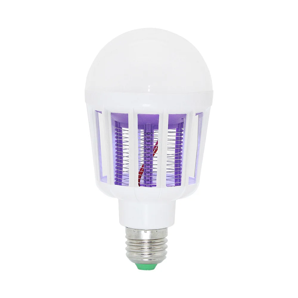 9W Lamp 2 в 1, 9 Вт, 15 Вт, светодиодный светильник от комаров, лампа 220-240 В, E27, электрическая ловушка от комаров, светильник от насекомых, для борьбы с вредителями, штепсельная вилка стандарта ЕС, США и Австралии - Цвет: 9W Lamp