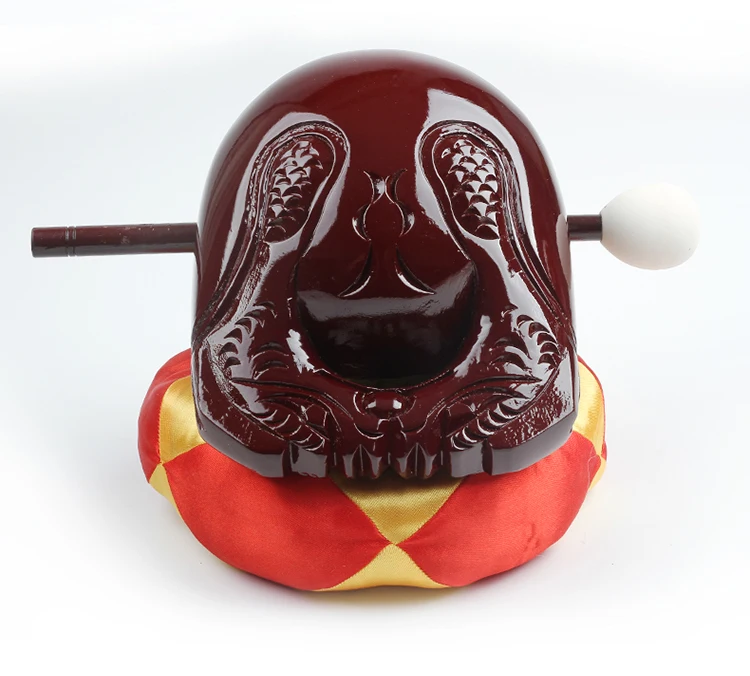 HOT SALE - HOME Temple Taoism Buddhism believer chanting scriptures Buddhist Articles Instrument Pray Muyu wooden fish knocker | Дом и сад