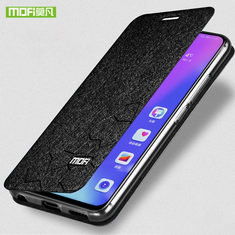MOFi для huawei P Smart 2019 чехол силиконовый Чехол кожаный PU флип 6 21 fundas |