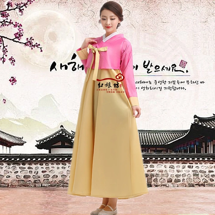 Традиционное корейское платье Традиционный корейский Костюм-ханбок женский