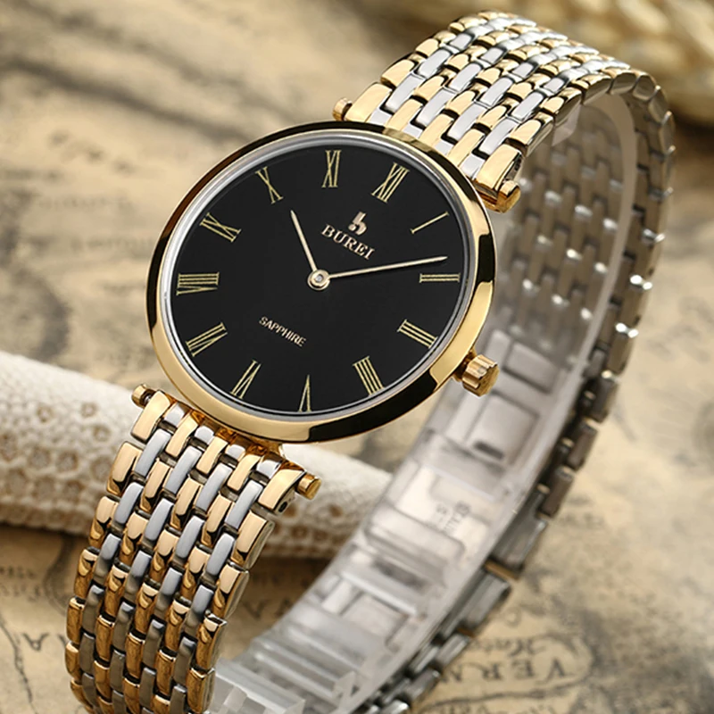 Часы мужские водонепроницаемые ультратонкие кварцевые в деловом стиле с