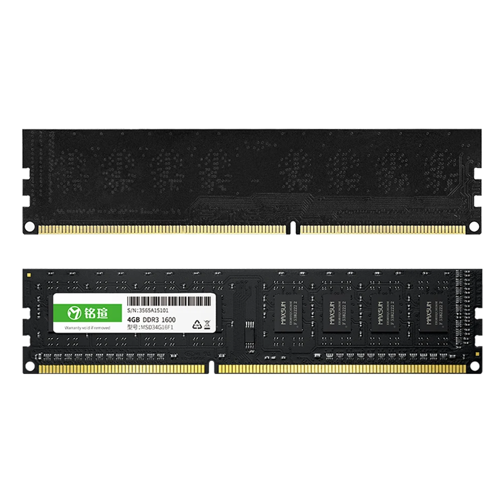 Оперативная память MAXSUN ddr3 4 Гб 1600 МГц 11 29 пожизненная гарантия 240 контактный