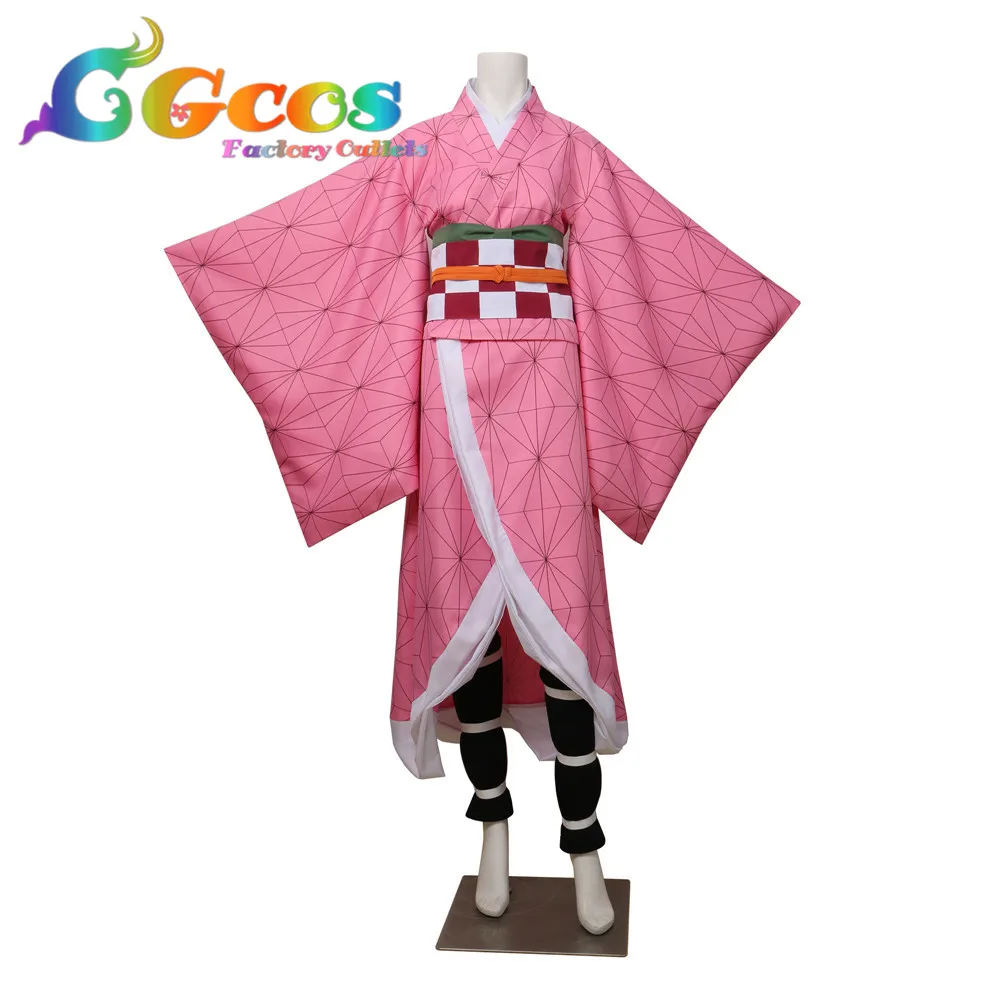 Костюм для косплея, кимоно для Хэллоуина, Рождества,, Kimetsu No Yaiba Nezuko Kamado