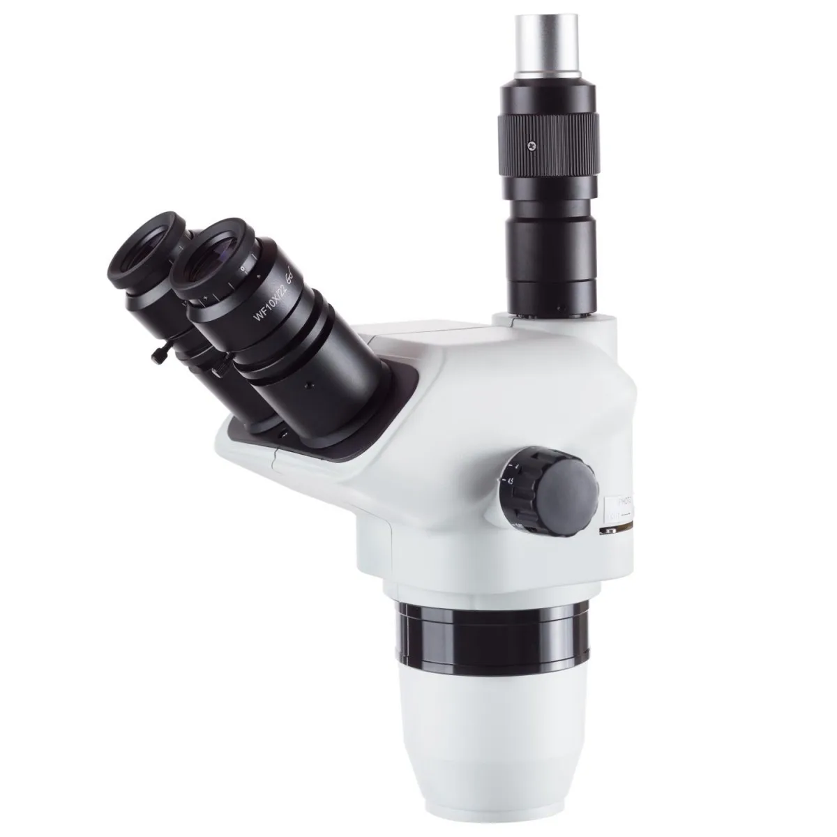 

Тринокулярная головка микроскопа с фокусируемым окуляром AmScope 2X-225X и стерео зумом ZM2225NT