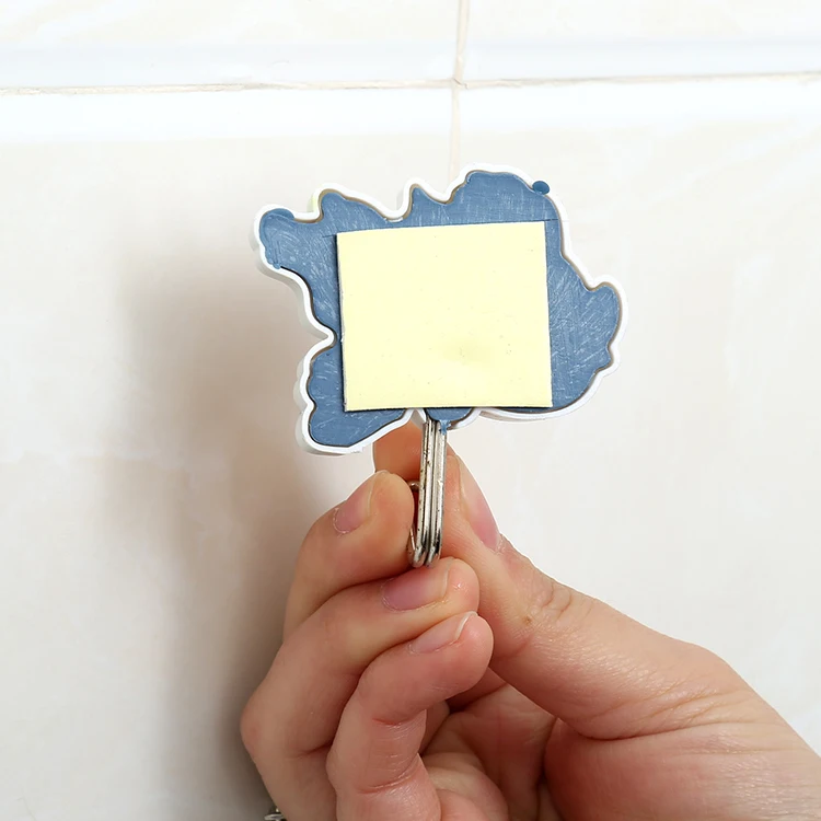 

Three-dimensional viscose backstairs after the walls adhesive hook bathroom wall hook super load bearing screw hook