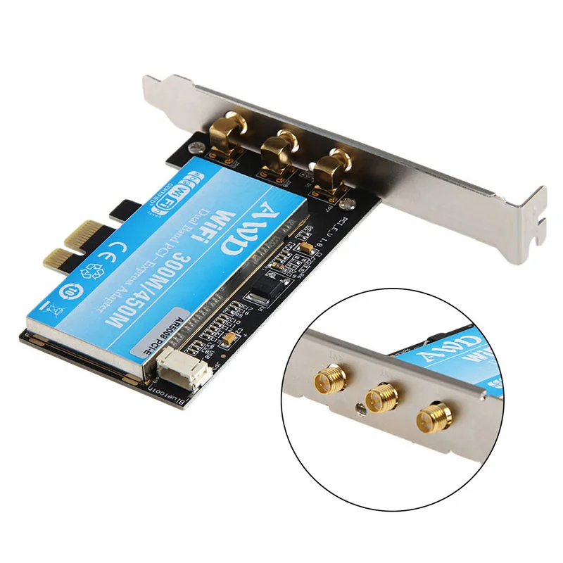 Высококачественный Компьютерный компьютер PCI E X1 X16 300/450M 2 4/5 ГГц двухдиапазонный