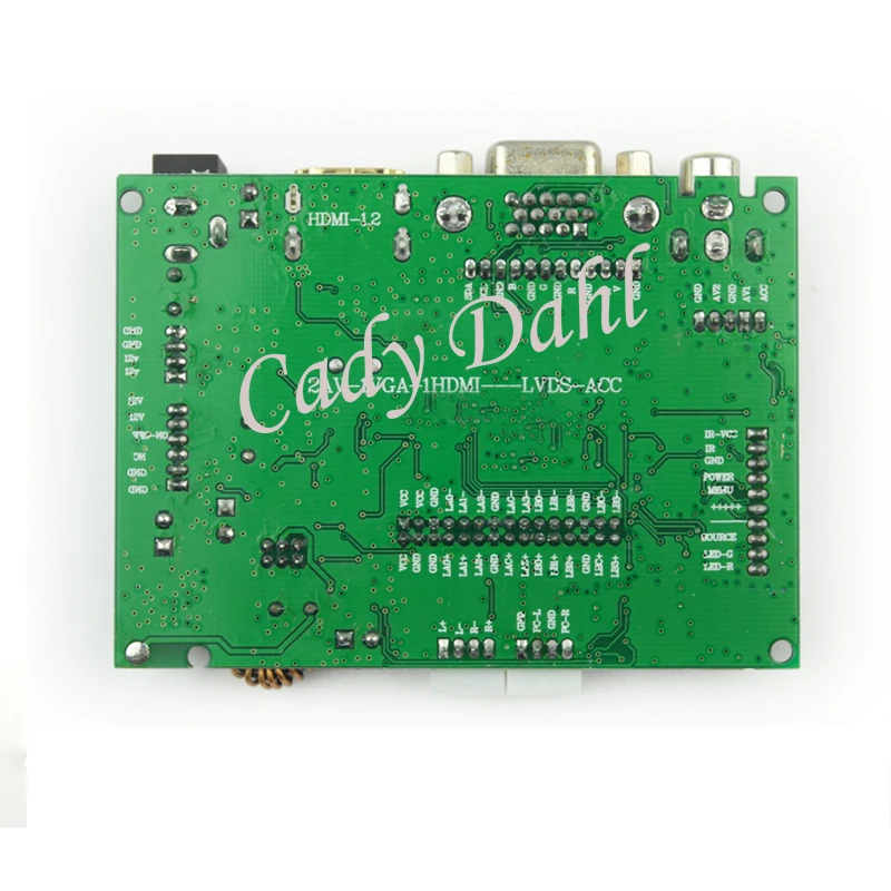 Плата аудио и видеоконтроллера HDMI VGA 2AV + 40 контактный Комплект кабелей Lvds ДЛЯ