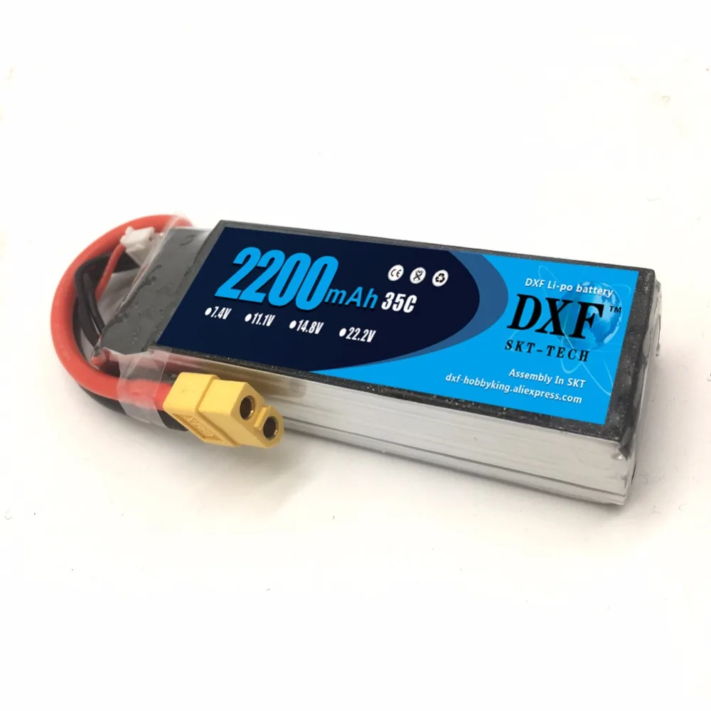 2PCS DXF Power Brand Battery 11.1V 2200mAh 35C MAX70C for Airplane T-REX 450 Halicopter Part 11.1 v 3s battery | Игрушки и хобби