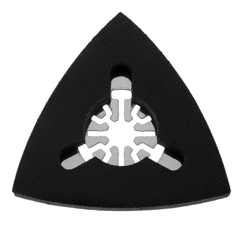 

80mm Triangular Saw Blade Sanding Pad Oscillating Tools Stainless Steel Multifunction Rotary Tools for Big Opening Power Tool