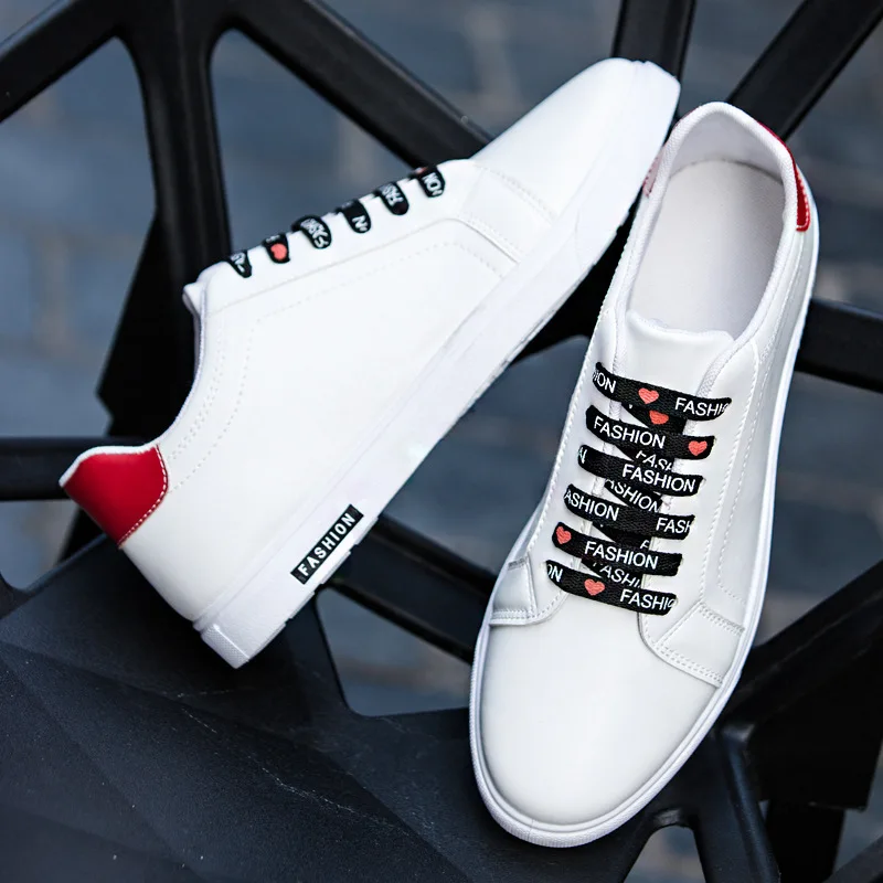 Men Casual Shoes Luxury Brand Fashion White Sneakers Leather Breathable Male Soft Walking Footwear Krasovki 2018 | Обувь