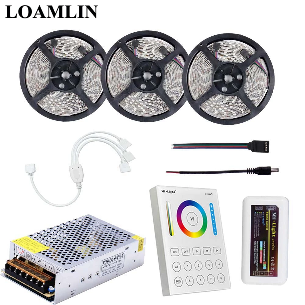 RGB Светодиодная гибкая полоса света 2835/3528SMD Milight B8 8 Zone Сенсорная панель Led