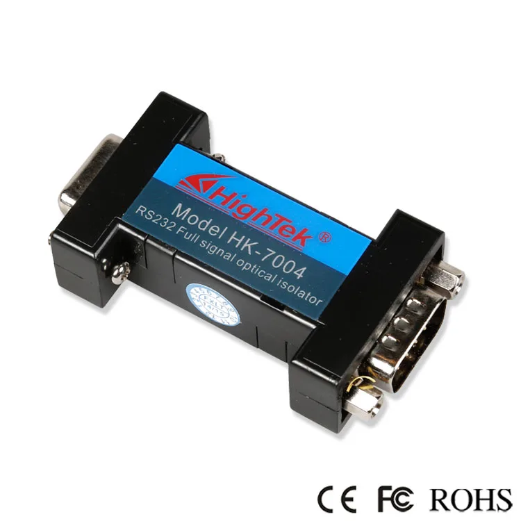 

Industrial DB9 and RS232 Serial Port Photoelectric Isolator Full Line Isolation Protection HK-7004