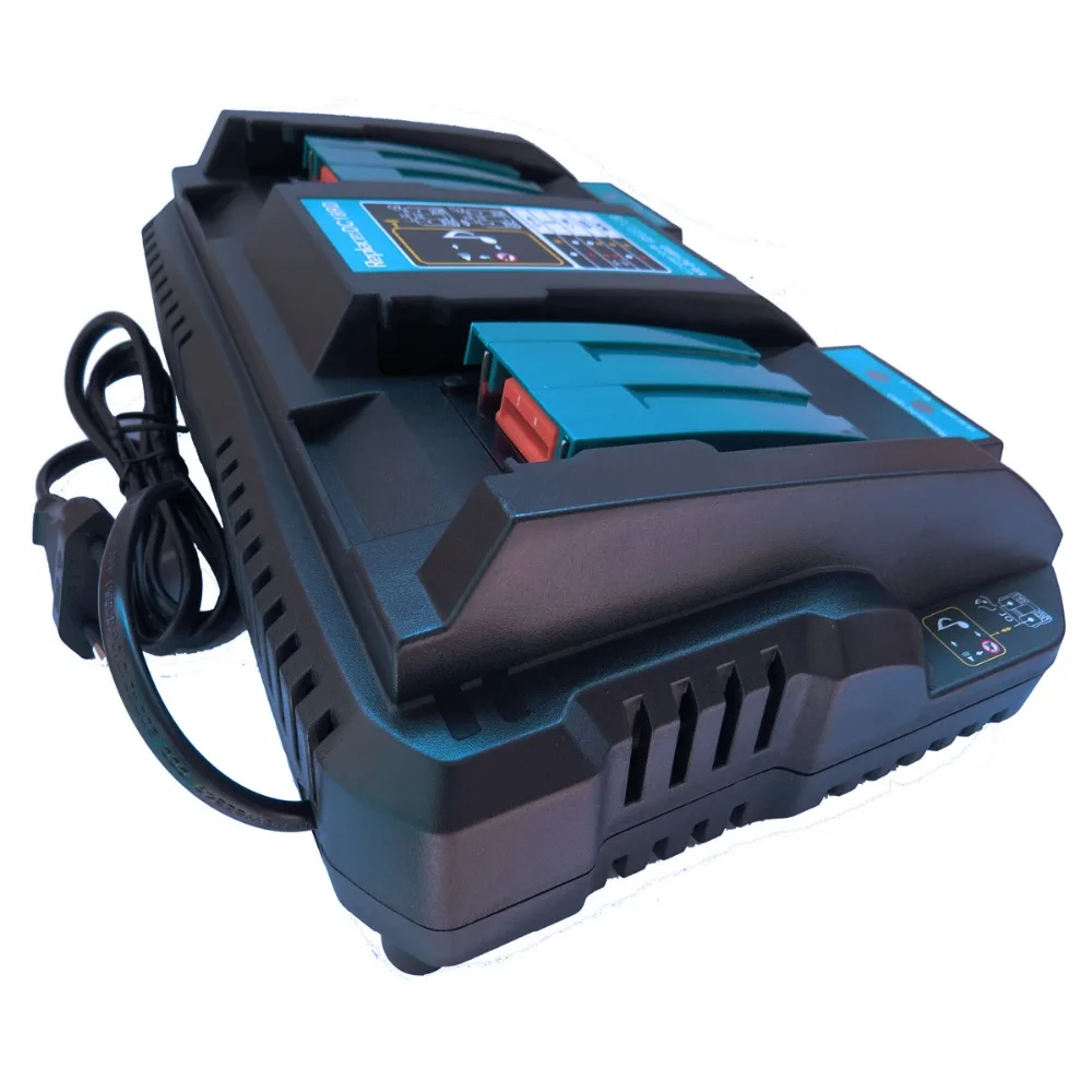 Для Makita EU вилка двойное зарядное устройство два порта USB 7 2 V 14 4 18V DC18RD DC18RC BL1860 BL1840