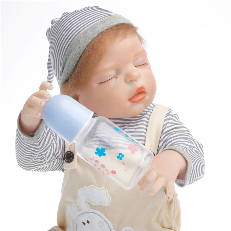 55 см Силиконовая Кукла Reborn для всего тела игрушки игровой домик мальчика подарок