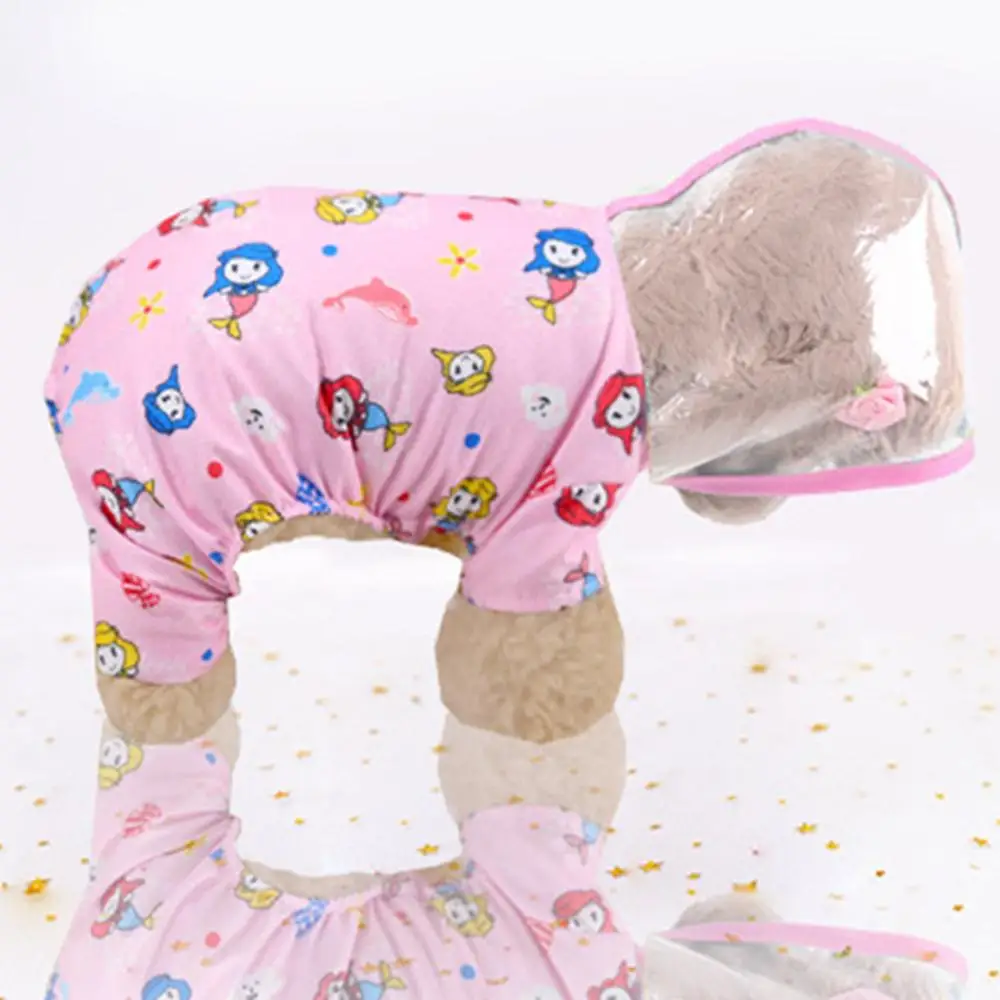 

Pet Raincoat Dog Raincoat Pet Clothes Transparent Raincoats Light Clothes Waterproof Small Meidium Dog Raincoat With Hood