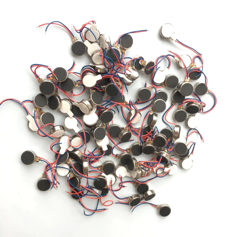 100 шт. 8 мм x 2 7 Блинный DIY вибратор для сотового телефона пейджер Монетный мотор |