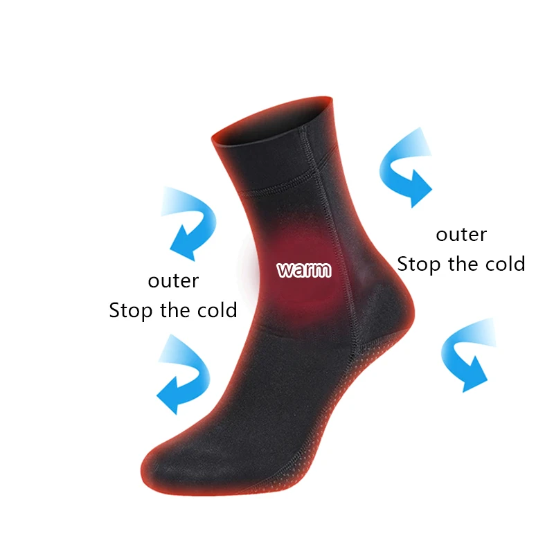 

Hot 1pair Surfing Socks Thicken Breathable Anti-coral Keep Warm Snorkeling Boots for Water Sports DO2