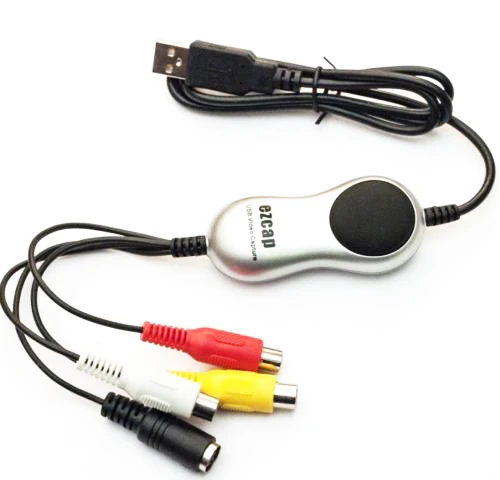 Win10 USB 2,0 HD Карта видеозахвата DVD VHS адаптер DVR рекордер Конвертация аналогового видео аудио в цифровой для Windows 10 8,1 7 Win7