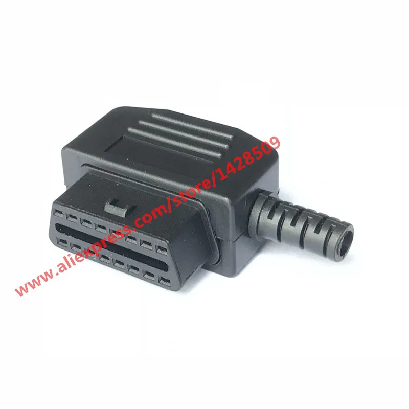 Диагностический разъем OBD2 OBDII 16 контактов|Соединители| |