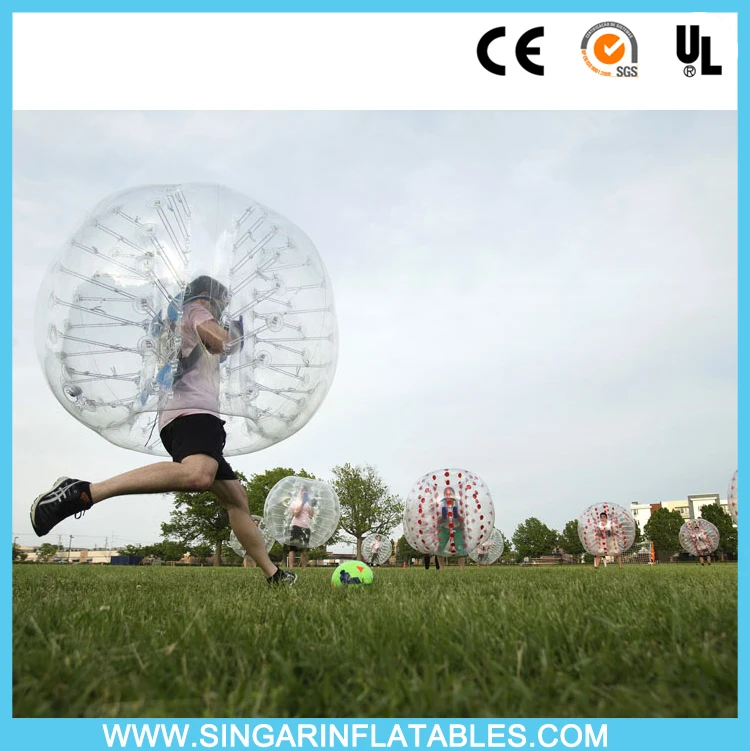 Free shipping 0.7 mm TPU 1.2 meter diameter bubble soccer body zorb suits bumper ball human for kids | Игрушки и хобби