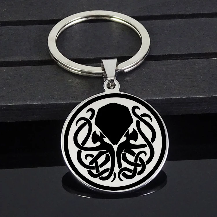 Брелок с символом Cthulhu новый листинг брелок из нержавеющей стали ювелирные