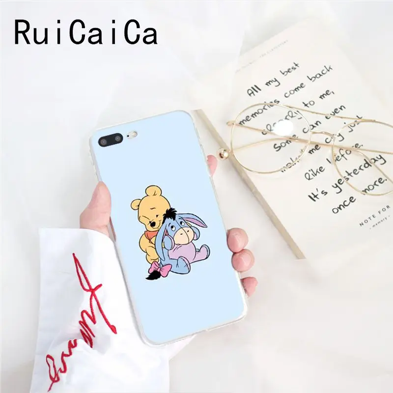 Чехол для телефона RuiCaiCa Baby Eeyore Donkey из ТПУ чехол iPhone 8 7 6 6S Plus X XS MAX 5 5S SE XR 10 |