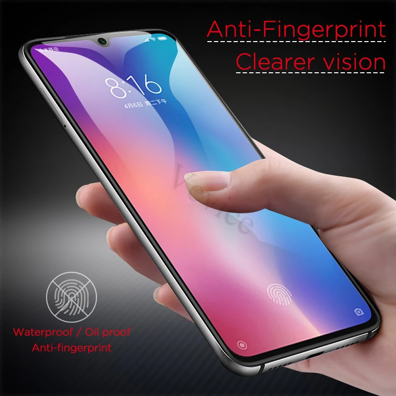Закаленное стекло с полным покрытием для Xiaomi Mi 9 8 SE Mi8 A2 Lite A1 6 6X 5X Pocophone F1 Note 3